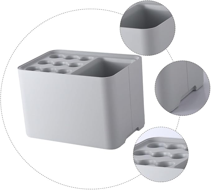 PRETYZOOM Wall Mount Umbrella Stand Indoor Entryway Holder Water-resistant Tray Nordic Style for Home Office Dorm