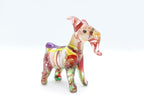 Goat Tiny Figurines Animals Hand Blown Color Glass Art Collectible Gift Home Décor (Multi-Red)