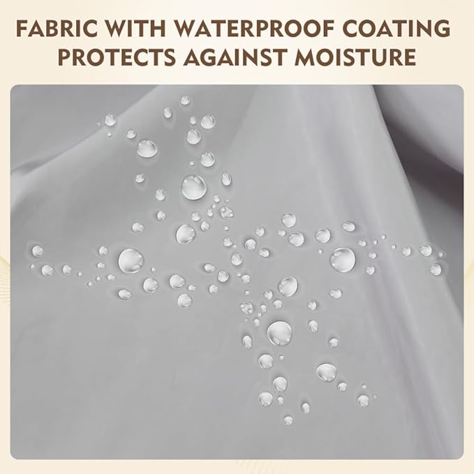 Space saver bag,for quilts, duvets or other fluffy clothing.Measures 21"L x 16.5"W x 21.2"H when unfolded and 21"L x 16.5"W x 10"H when compressed.Light Gray.