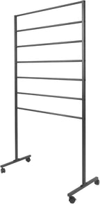 Scarf Organizer, Scarf Display Stand, 7 Tier Metal Scarf Holder Organizer, Floor-standing Scarf Rack for Commercial or Home, Hijab Stand RackTies Belt Pants Hanging Rack