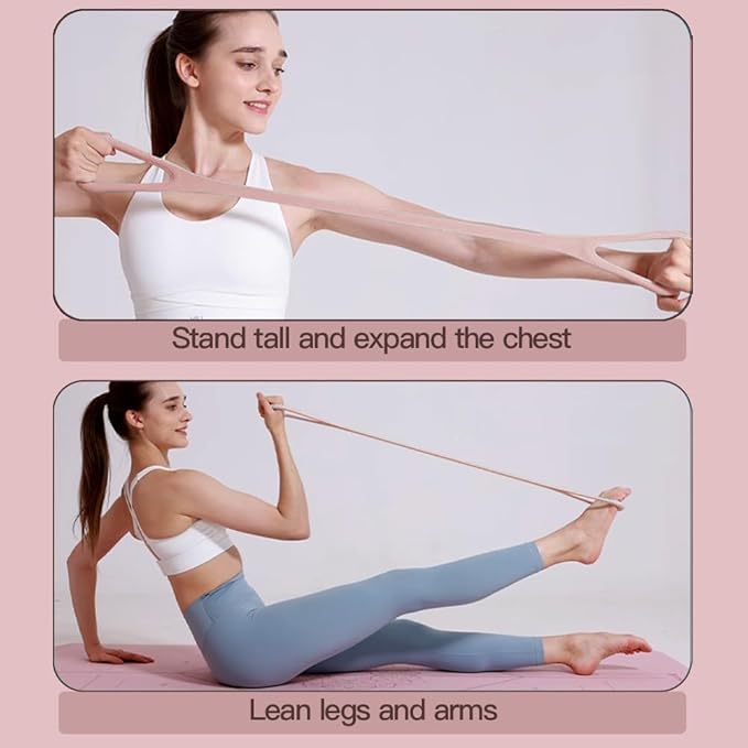 2025 Upgraded Figure 8 Resistance Band for Physical Therapy, Shoulder Back Arm Exercise Bands, 3 Resistance Levels for 15 25 35lb for Kids Adult Elderly