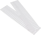 72 Pieces DIY Plastic Grid Drawer Organizer, 12.6 Inch Plastic Grid Drawer Dividers, Plastic Adjustable Drawer Dividers Organizer for Sock, Underwear, Scarf, White