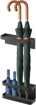 Zerone Magnetic Umbrella Stand Holder, No Punching Umbrella Stand Rack Height Adjusting Wall Mounted Storage Organizer for Home, Office, Hotel (Black)