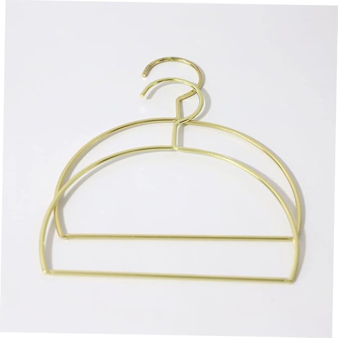 Amosfun 3pcs Space-Saving Semicircular Metal Scarf Hanger Rack for Closet Tie Hanger Scarf Towel Belt Rack Large Organizers