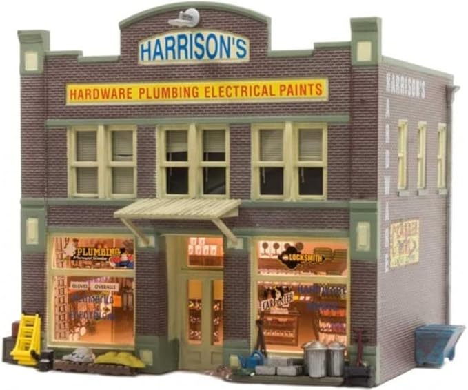 HARRISON'S HARDWARE - BUILT & READY(R) LANDMARK STRUCTURES(R) -- ASSEMBLED - 2-1/2 X 1-31/32" 6.35 X 5CM