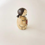 Usaburo Modern Japanese Kokeshi Doll (Come Spring - Small), Made in Japan, Collectible Figurines, Traditional Crafts, Girl in Kimono