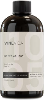 VINEVIDA [16 Fl Oz] Scent NO. 1005 Fragrance Oil for Cold Air Diffusers, Aromatic Notes of Neroli Jasmine Musk, Essential Oils for Diffuser Oil Refill & Air Freshener Room Spray