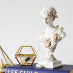 11.8" Classic Greek Venus de Milo Bust Statue, Resin Roman Goddess of Love and Beauty Sculpture Figurine for Home Décor, Large Antique