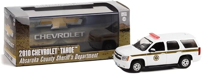 Greenlight 86624 2010 Chevy Tahoe - Absaroka County Sheriff's Department 1/43 Scale