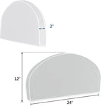 Zilink Shoulder Covers for Clothes Hanger Covers Breathable Garment Covers for Hanging Dress Shoulder Cover with 2" Gusset for Suit, Coats, Jackets, Dress Closet Storage (Set of 30)