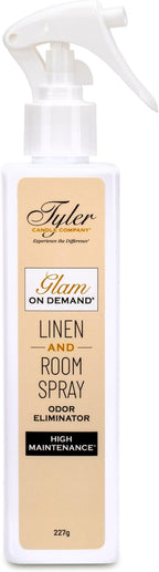 Tyler Candle Company - Spray On Demand - HIgh Maintenance Fragrance - 227g / 8oz, Clear
