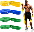 Resistance Bands for Working Out, Pull Up Assistance Bands Set for Men & Women,Latex Workout Bands, Eexercise Bands Resistance for Body Stretching,Muscle Training and Physical Therapy (5pcs)