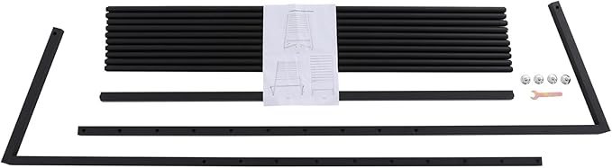 Scarf Organizer, Metal Hijab Organizer, 10 Tier Scarf Holder Hanger for Multiple Scarves, Freestanding Hijab Stand Belt Pants Hanging Rack for Home, Commercial, Clothing Store (Black, 120cm)