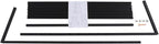 10 Tier Metal Scarf Organizer Holder, Freestanding Scarf Rack, Scarf Holder Organizer for Commercial Clothing Retail Store Towel Rack Ties Belt Pants Hanging (Black, 47.24 * 15.75 * 57.09in)