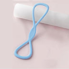 Figure 8 Resistance Bands for Women & Men – 15LB Silicone Pull Rope for Shoulder, Back & Arm Workout – Non-Slip Handles, Home Gym, Yoga & Physical Therapy – Toning, Posture Correction