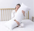 MoonRest® Synthetic Down Alternative 16x40 Lumbar Pillow Insert Form, for Decorative Throw Pillow, Sofa, Cushions, Body and Bed - Pack of 2- Size 16” X 40”