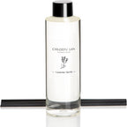 Lavender Reéd Diffuser Refill 200ml/6.76 fl oz Natural Essential Lavender Scented Oil - Best for Aromatherapy, SPA and Home, 0% Alcohol, Fresh & Long Lasting, Free Set of Diffuser Sticks