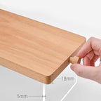Wood Display Risers, Organizer Stand, Riser Stand for Figures, Cupcake, Perfume and More (Acrylic S 32*15*10.5cm/12.60*5.91*4.13inches)