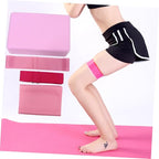 Totority Yoga Gear Yoga Supplies Straps Blocks Latex Towel Stretch Band Resistance Ring for Stretching