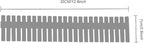 Onerbuy 8pcs Adjustable Grid Drawer Dividers DIY Plastic Closet Separator Tidy Organizer Container for Underwear Socks Belt Office Supplies(Grey)