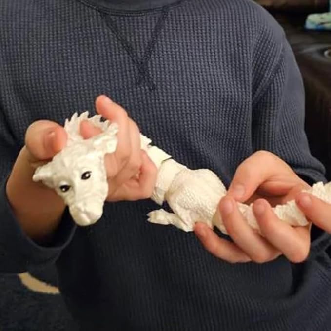 Cute Lucky Dragon, Desktop Decoration Ornament, 3D Printing, Nostalgic Cute Image Ornament (8.26inch)