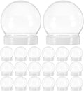 DIY Transparent Candy can Set of 20 Plastic Jars with Lids for Kitchen Storage Multi-Functional Small Containers for Candy Snacks Jewelry and Home Organization