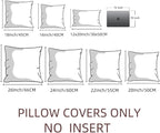 Fancy Homi 4 Packs Decorative Throw Pillow Covers for Living Room Couch Bed, Modern Farmhouse Boho Home Décor Accent Cushion Case, 20" x 12", Blush Pink