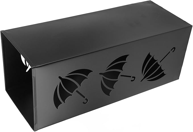Compact Metal Umbrella Stand for Home Office Hallway – Rustproof Coated Steel Holder