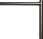 Amazon Basics Heavy Duty Portable Rolling Garment Rack, Hanging Clothes Organizer Rail for Display and Storage, Easy to Assemble, 72 x 60 inches, Black