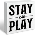 Playroom Decor, Playroom Wall Decor, Rustic Farmhouse Wall Sign, Home Desk Decoration, Decorations Gift For Home For Spring Summer Fall All Seasons Holiday, Housewarming Gift