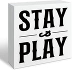 Playroom Decor, Playroom Wall Decor, Rustic Farmhouse Wall Sign, Home Desk Decoration, Decorations Gift For Home For Spring Summer Fall All Seasons Holiday, Housewarming Gift