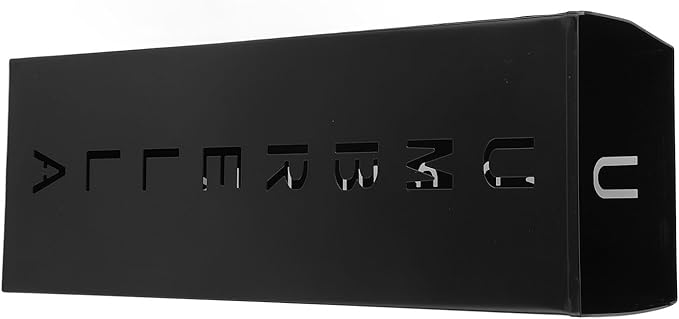 Zerodis Umbrella Stand, Square Metal Umbrella Holder for Entryway with Rustproof Powder Coated Steel, 16.5 x 6.3 x 6.3 Inches, Black