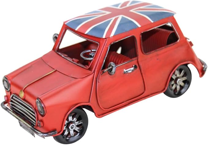 Alipis Retro Model Handmade Simulation Vehicle for Home Decoration Desk Accessory and Collectible Ornament Red