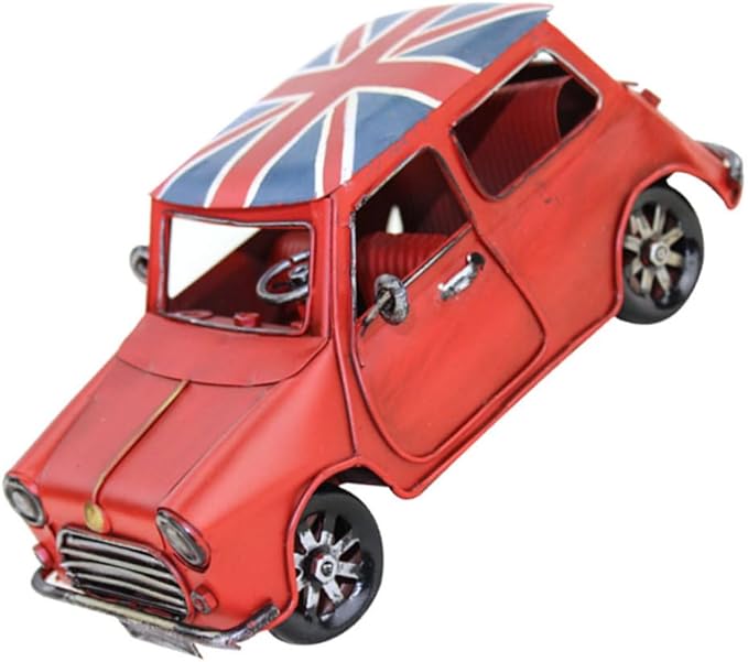 Alipis Retro Model Handmade Simulation Vehicle for Home Decoration Desk Accessory and Collectible Ornament Red