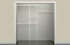 ClosetMaid Wire Closet Organizer System, Adjustable from 5 to 8 Ft., with Shelves, Hardware, Durable Steel, Fixed Mount Installation, White