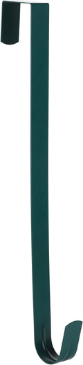 Sattiyrch 12" Wreath Hanger for Front Door,Steel Over The Door Hanger Hook,Wreath Door Hanger (Green,1)