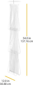 Whitmor Hanging Boot File - Hanging Storage for Men's and Woman's Boots - 3 Pair