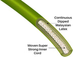 Bodylastics Stackable Resistance Band - Single Resistance Tube Exercise Band - Patented Snap Reduction Tech Workout Bands - Heavy Duty Fitness Bands - Malaysian Latex, Nickel-Coated Iron Clips