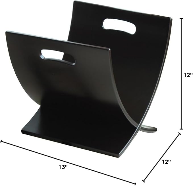 Oceanstar M1170 Contemporary Wooden Magazine Rack, Espresso