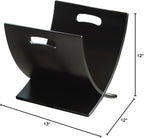 Oceanstar M1170 Contemporary Wooden Magazine Rack, Espresso