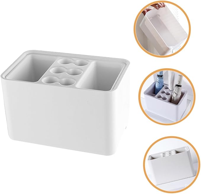 Levemolo Umbrella Stand with Removable Drip Tray Compact Umbrella Holder for Entryway and Office Stylish Storage Rack Easy to Organize