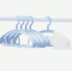 10 Pack Heavy Duty Coat Hangers 25lb Load Capacity Swivel Suit Clothes Hanger Wide Shoulder Jacket Hangers Thick Large Oversize Non Slip Coat Hanger (Blue)