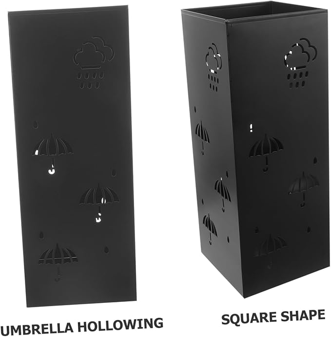 OUNONA Metal Umbrella Holder for Home Decorative Standing Umbrella Stand Stylish Organizer for Entryway Hallways and Office Efficient Drying Design for Various Elegant Modern Look