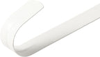 Wreath Hanger for Front Door, Slim Over The Door Hook, Easy to Use and Reusable Holiday Wreath Holder for Christmas, Thanksgiving, Halloween and Daily Décor (12" White, 2)