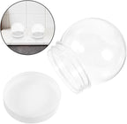 DIY Transparent Candy can Set of 20 Plastic Jars with Lids for Kitchen Storage Multi-Functional Small Containers for Candy Snacks Jewelry and Home Organization