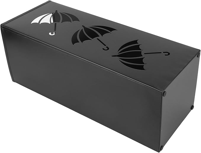 Asixxsix Umbrella Stand, Compact Space Saving Metal Umbrella Holder with Rustproof Water Proof Powder Coated Steel for Entryway Office Home Indoor Outdoor Storage
