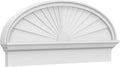 40" W x 16-7/8"H x 2-3/4"P Elliptical Sunburst Architectural Grade PVC Combination Pediment