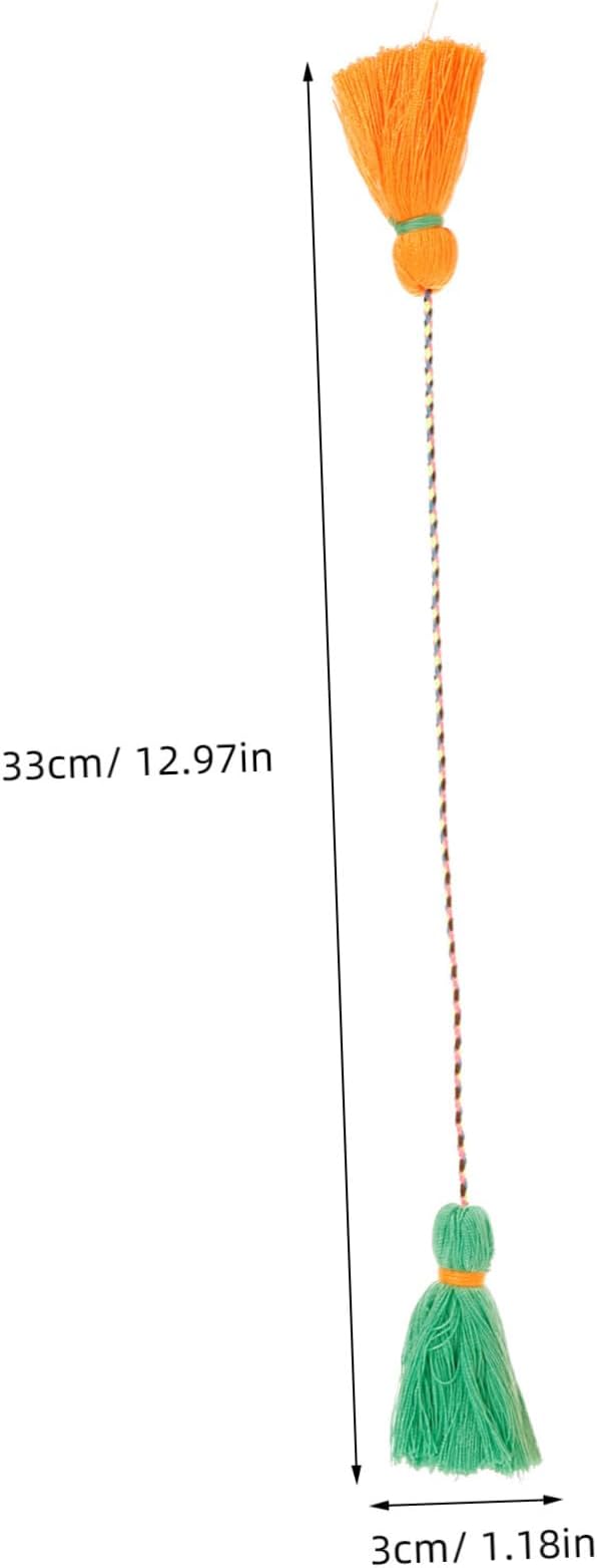 Homoyoyo 2pcs Boho Tassel Garland Decor Tassel Pendant Accessories for Home Decor