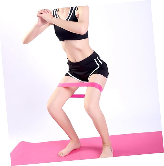 Mikikit Yoga Gear Yoga Block Latex Pull Towel Stretch Band Resistance Ring Mat and Blocks Kit