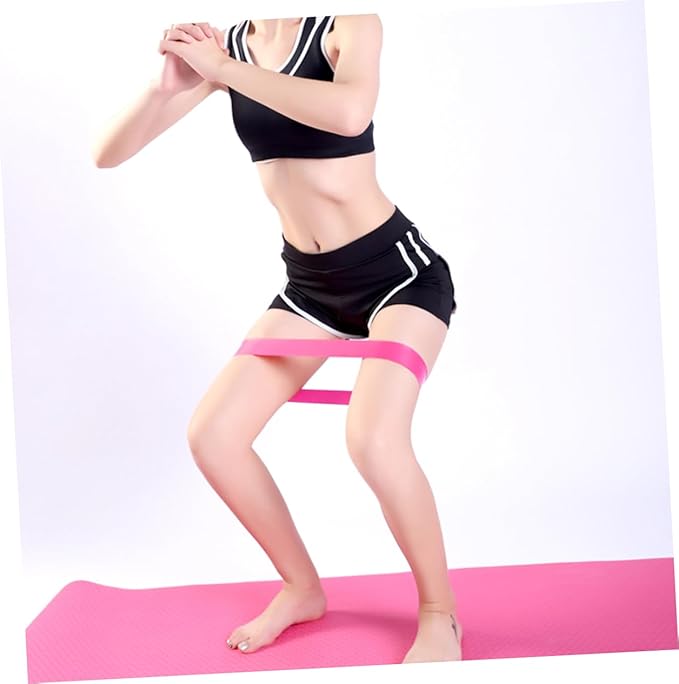 4pcs Yoga Tool Kit Yoga Brick Latex Pull Towel Stretch Band Resistance Ring for Stretching Home Gym